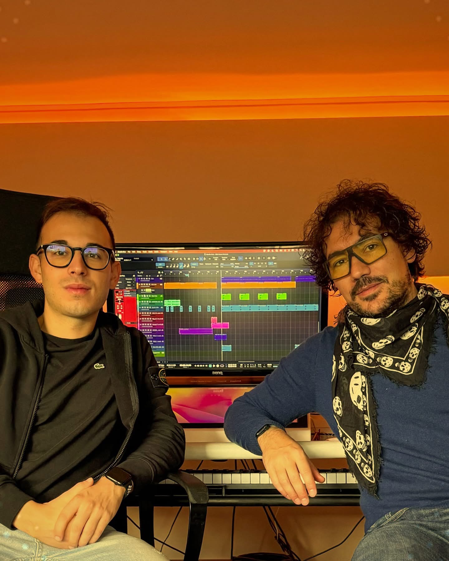 Studio session with PAS